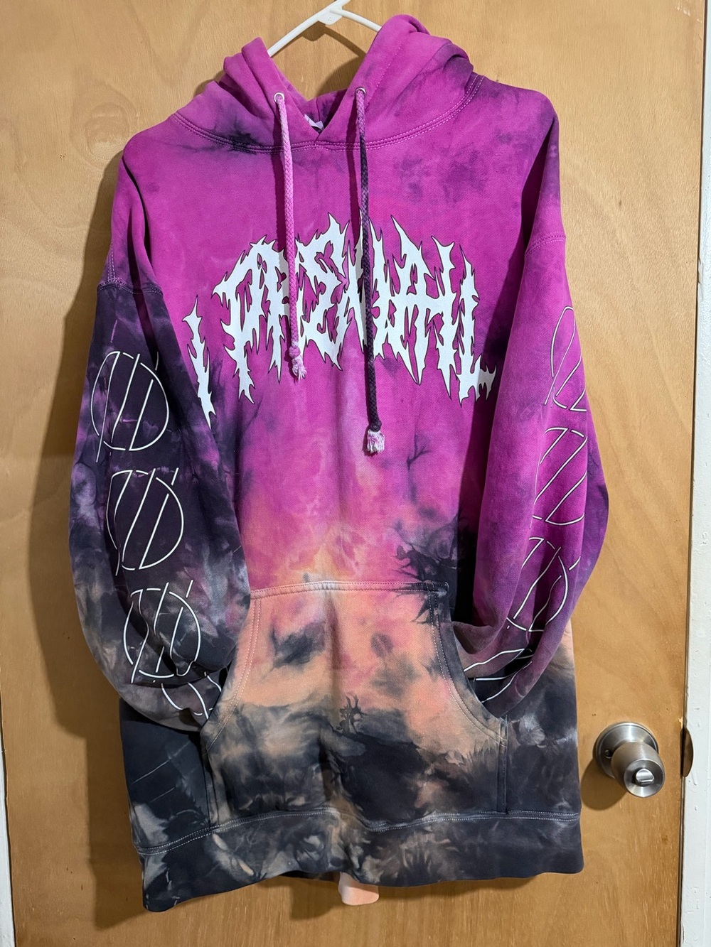 I Prevail Tie dye “Body Bag” hoodie